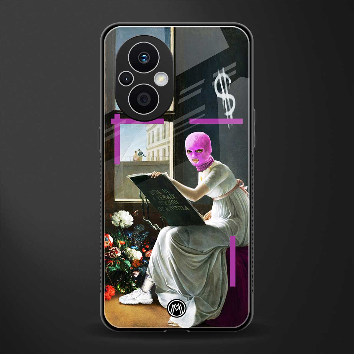 dope diva back phone cover | glass case for oppo f21 pro 5g