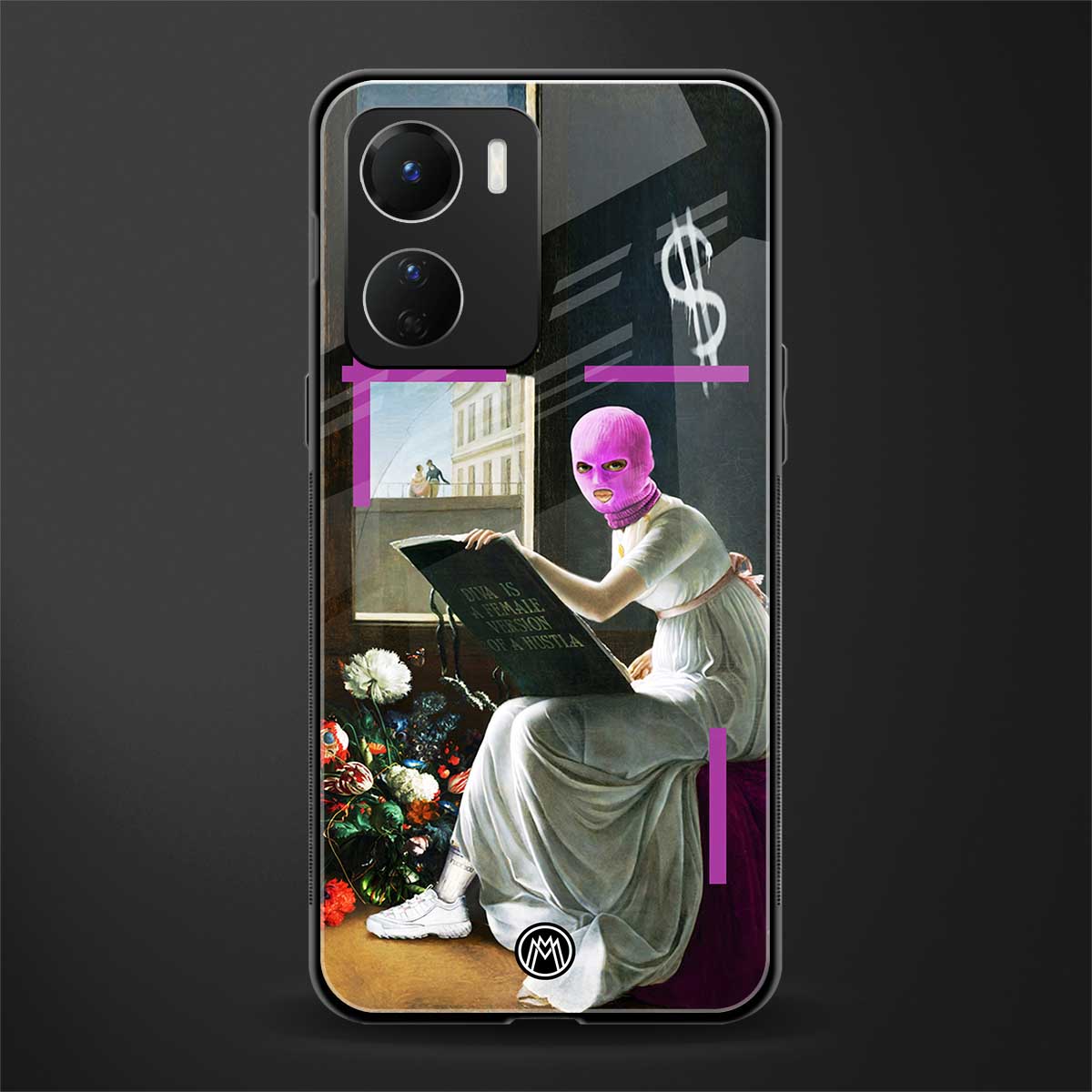 dope diva back phone cover | glass case for vivo y16