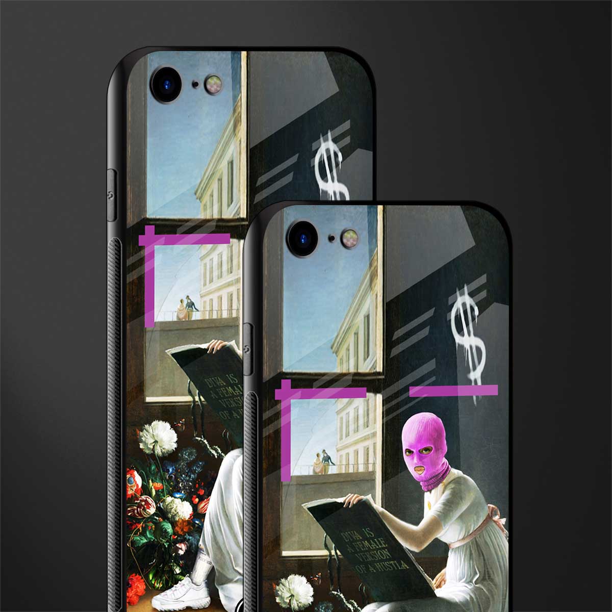 dope diva glass case for iphone se 2020 image-2
