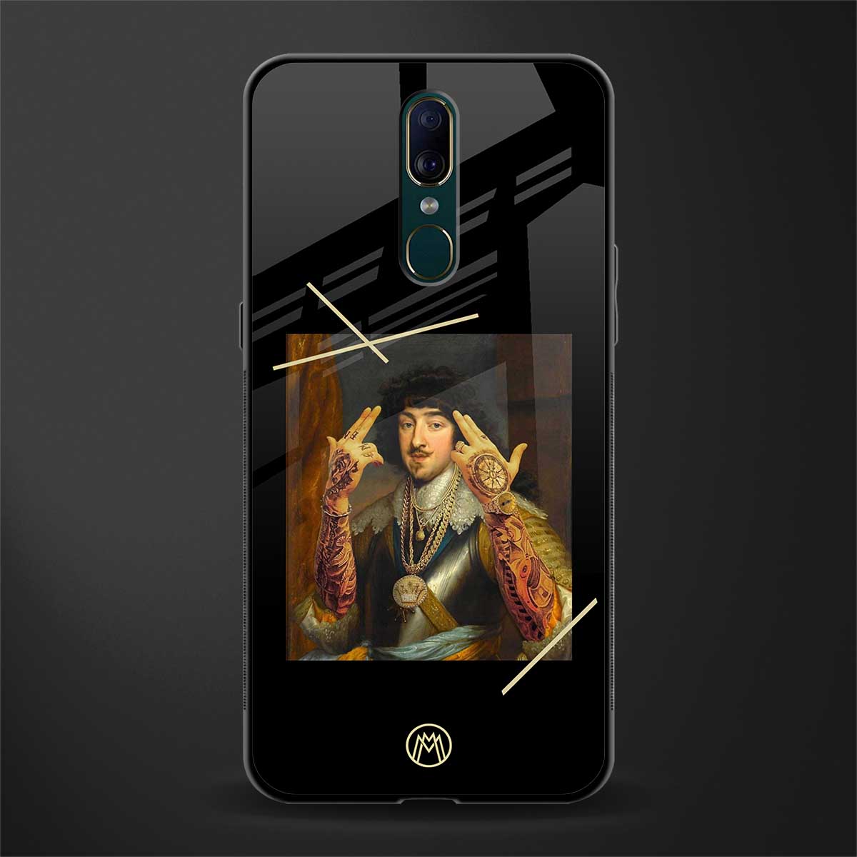 dope napoleon glass case for oppo a9 image