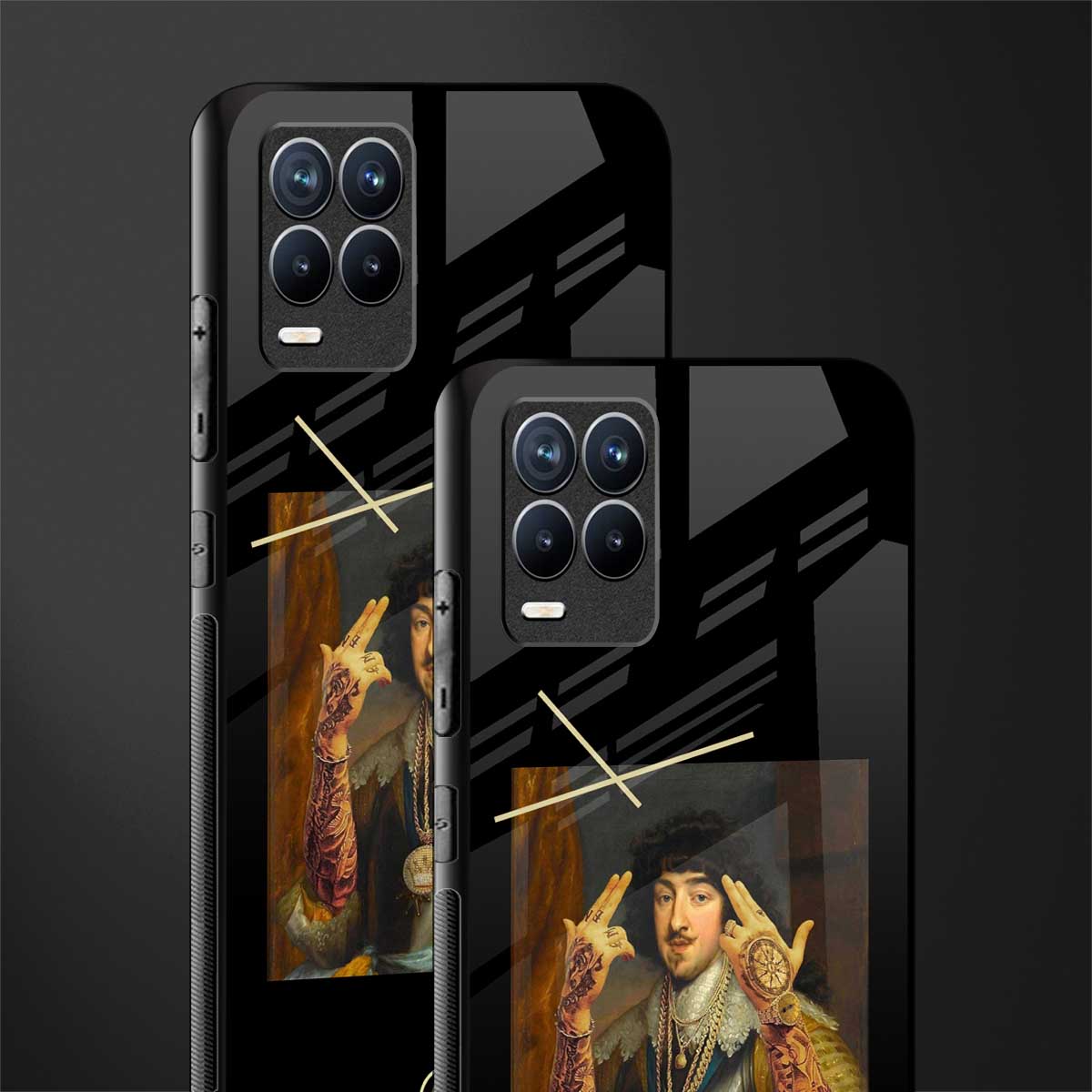 dope napoleon glass case for realme 8 4g image-2