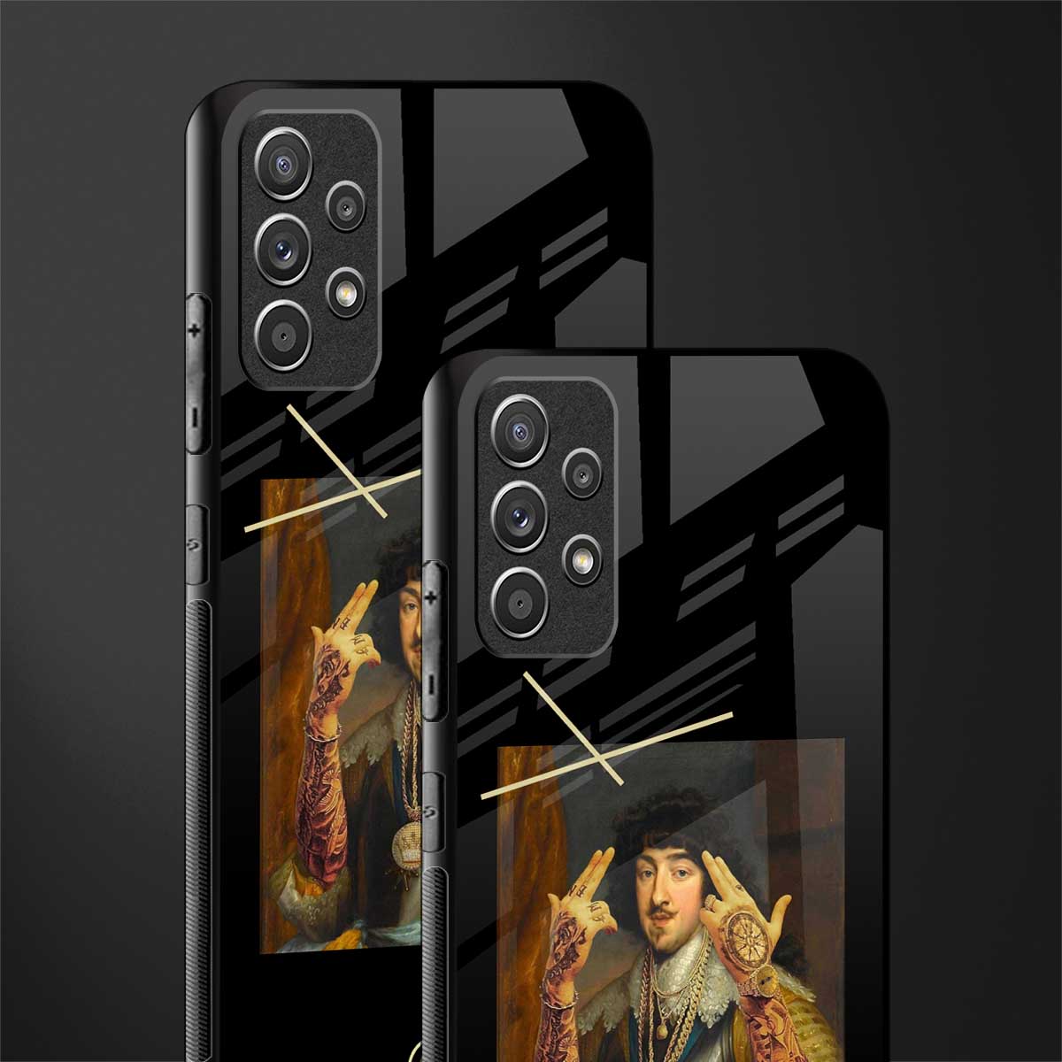 dope napoleon glass case for samsung galaxy a72 image-2