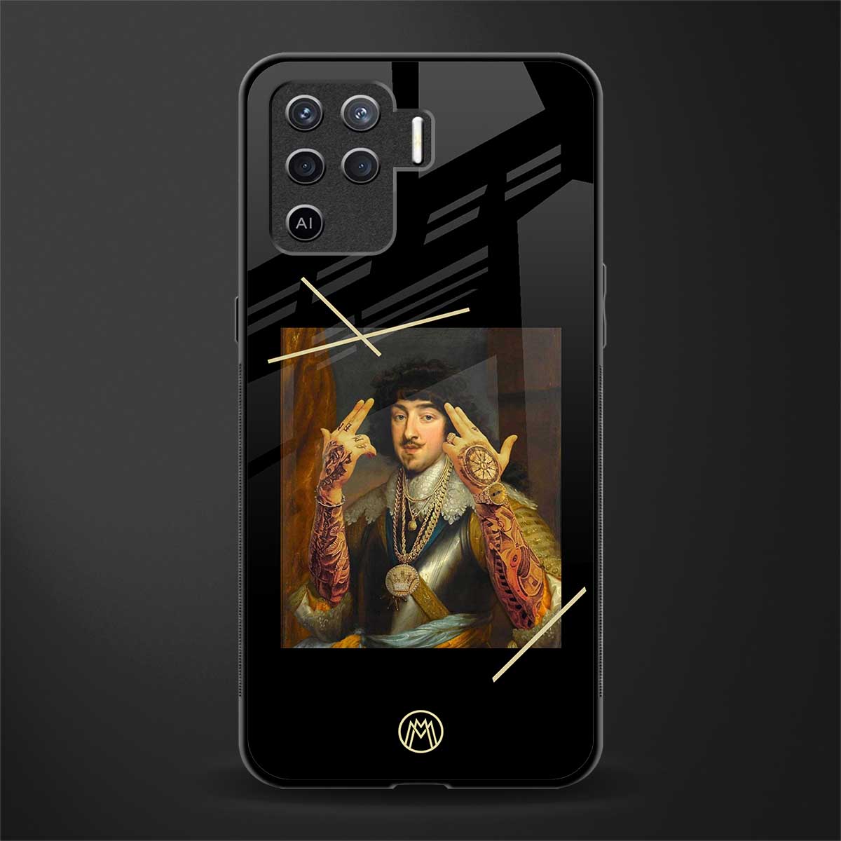 dope napoleon glass case for oppo f19 pro image