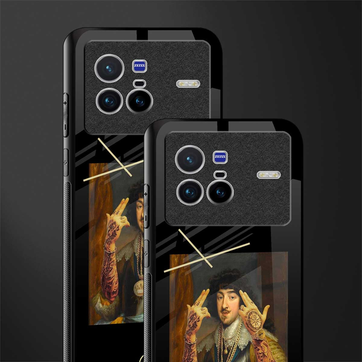 dope napoleon glass case for vivo x80 image-2