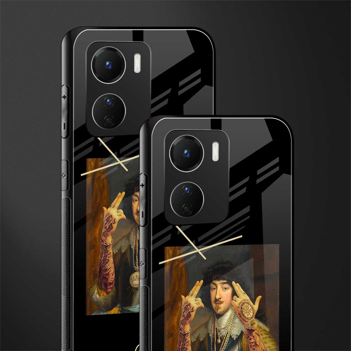 dope napoleon back phone cover | glass case for vivo y16