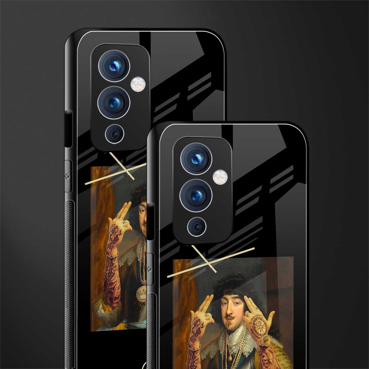 dope napoleon back phone cover | glass case for oneplus 9