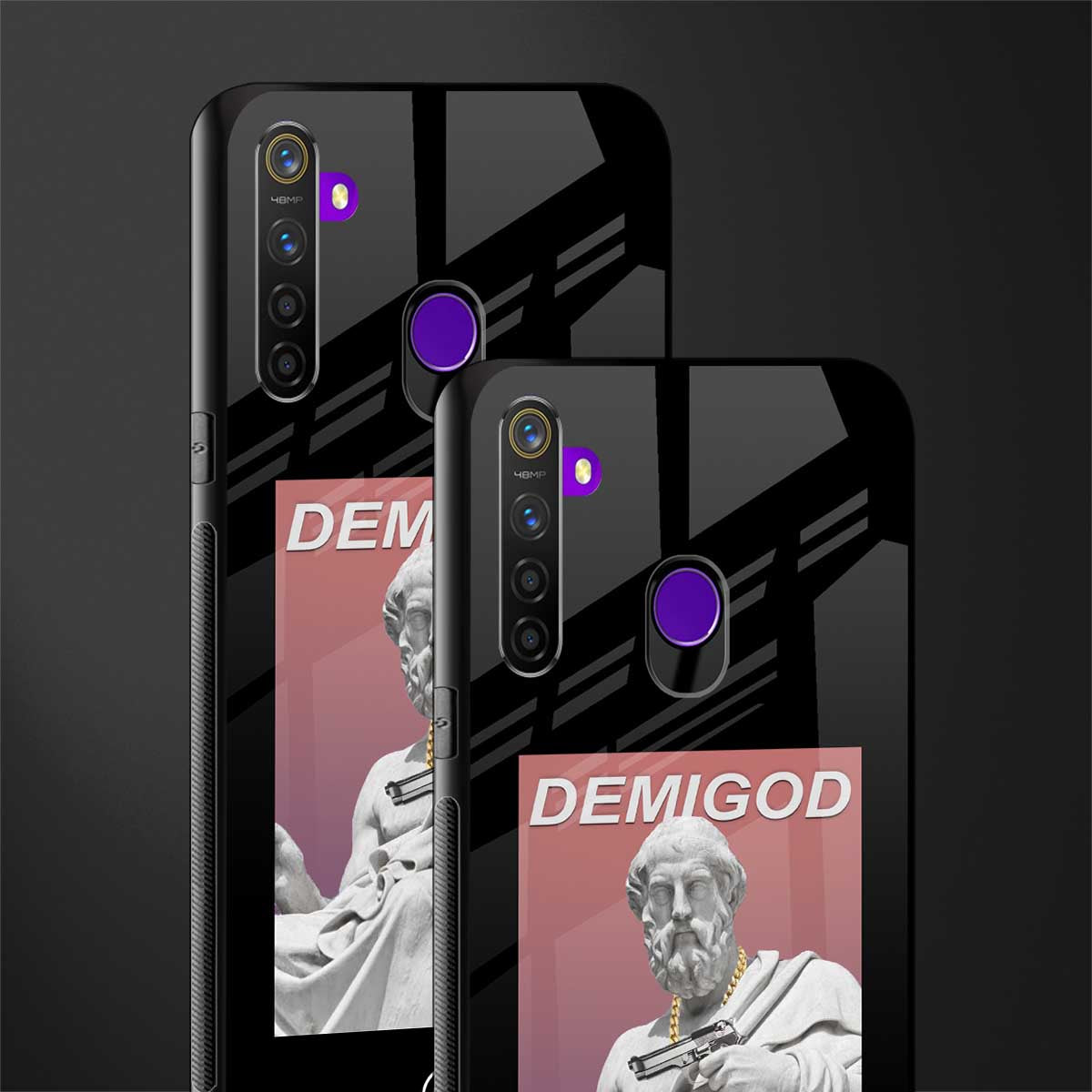 dope socerates glass case for realme 5s image-2