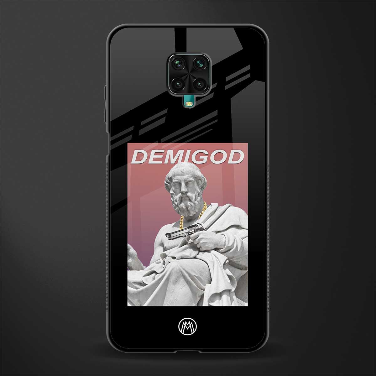 dope socerates glass case for redmi note 9 pro max image