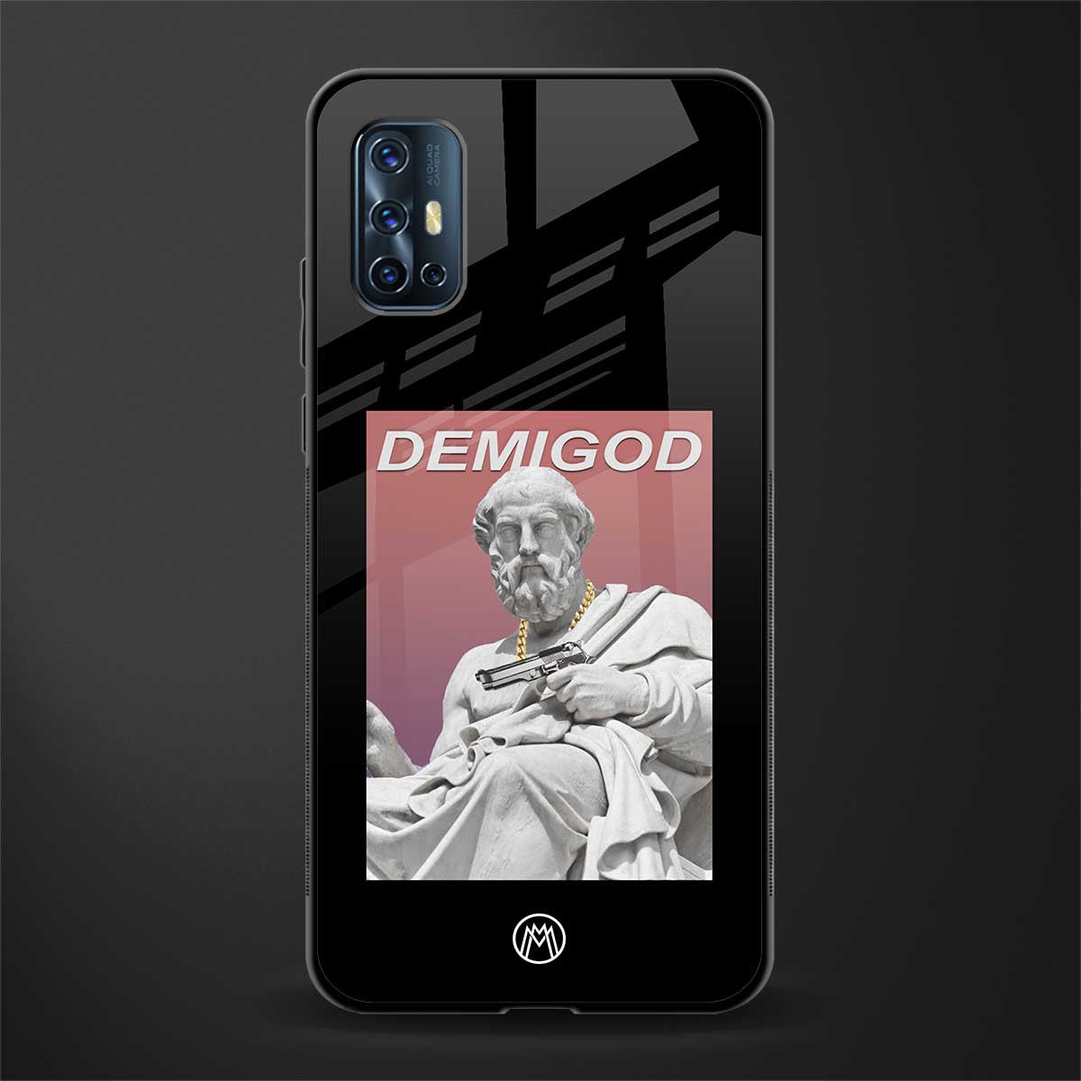 dope socerates glass case for vivo v17 image