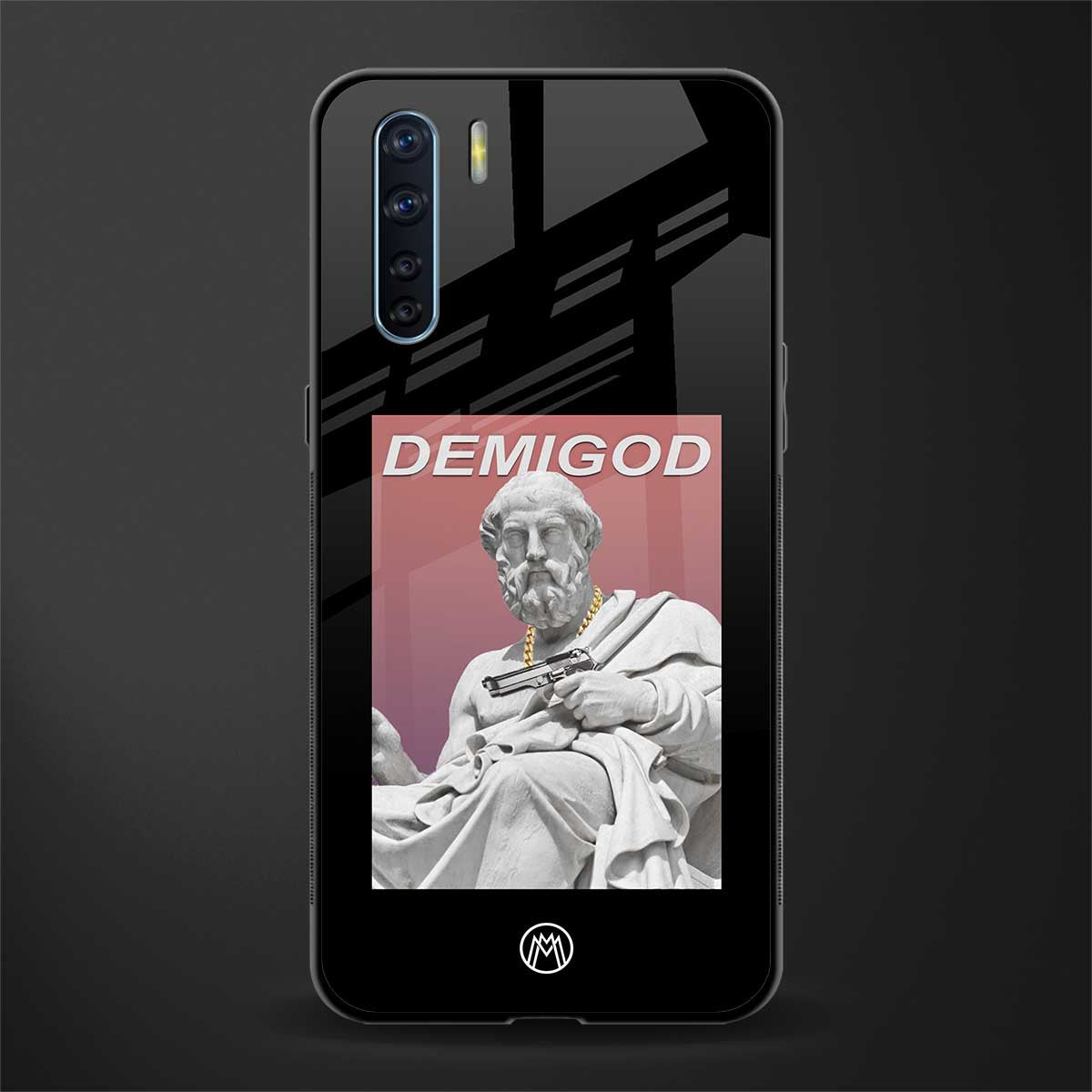 dope socerates glass case for oppo f15 image