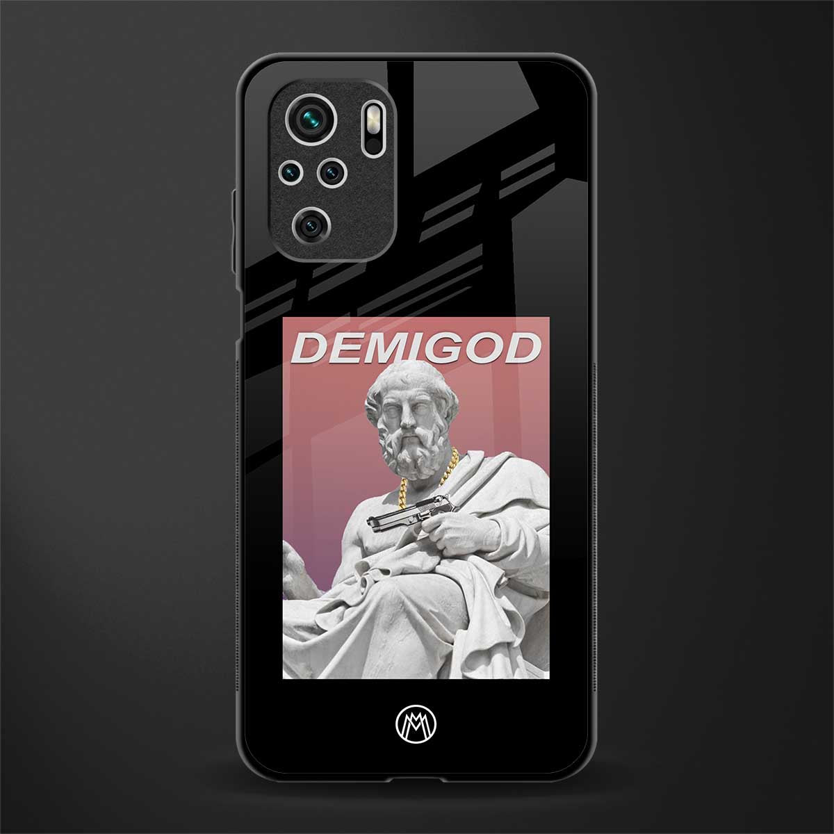 dope socerates glass case for redmi note 10s image