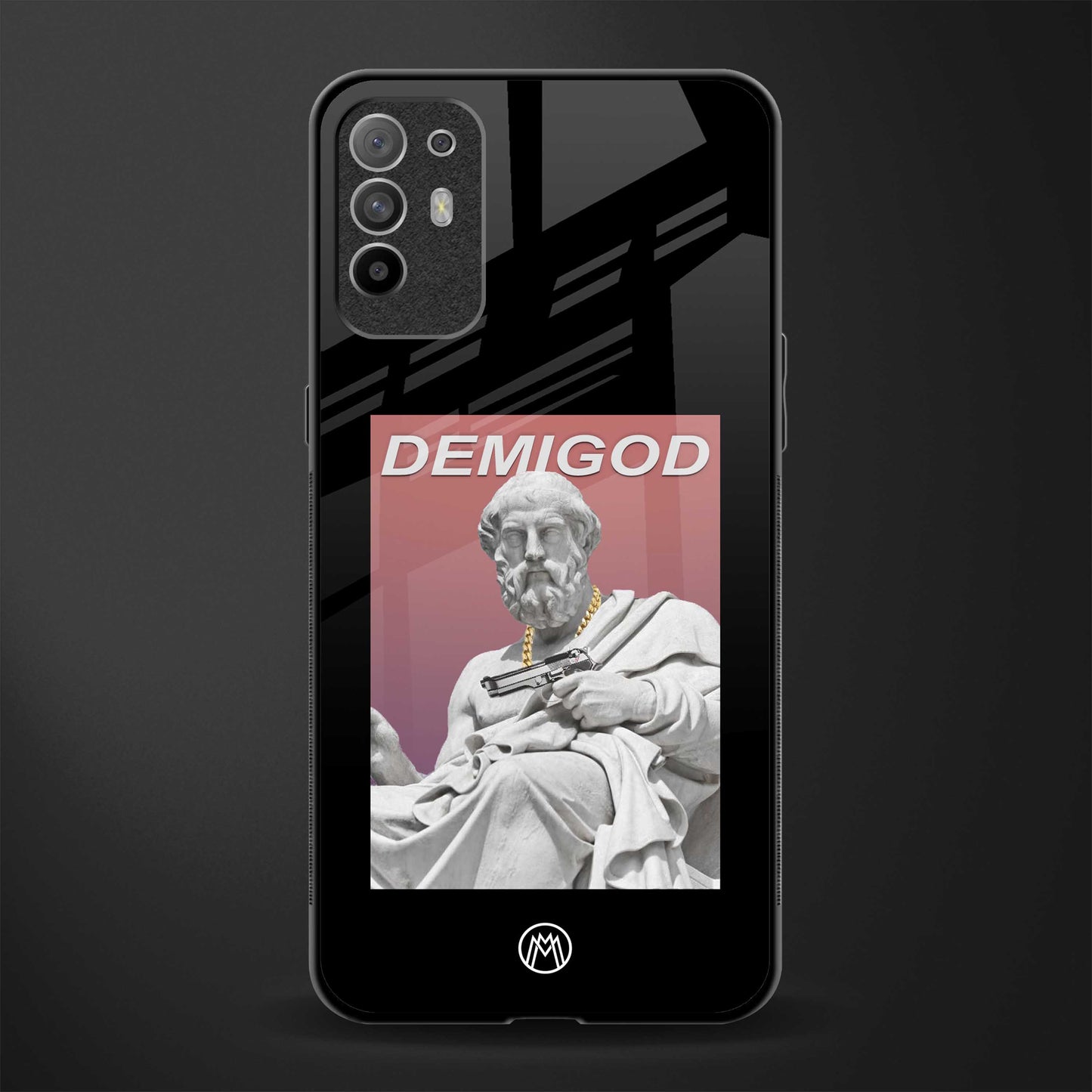 dope socerates glass case for oppo f19 pro plus image