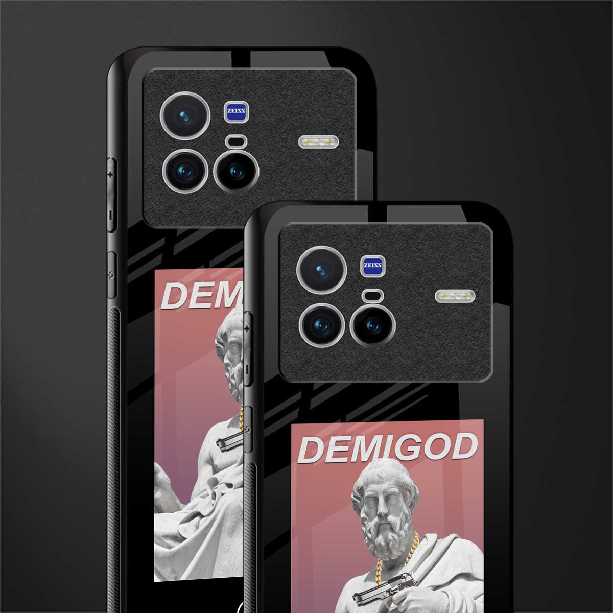 dope socerates glass case for vivo x80 image-2