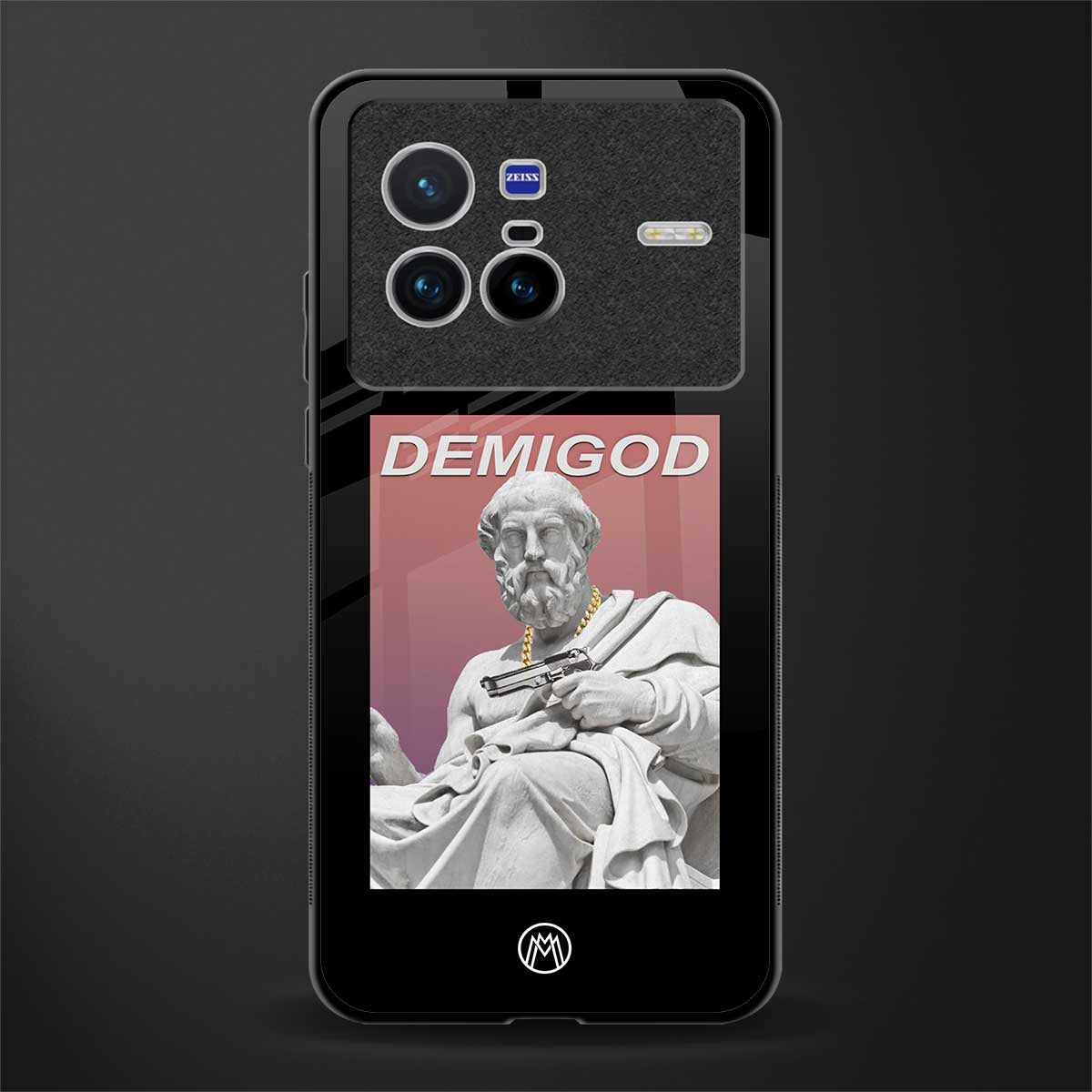 dope socerates glass case for vivo x80 image