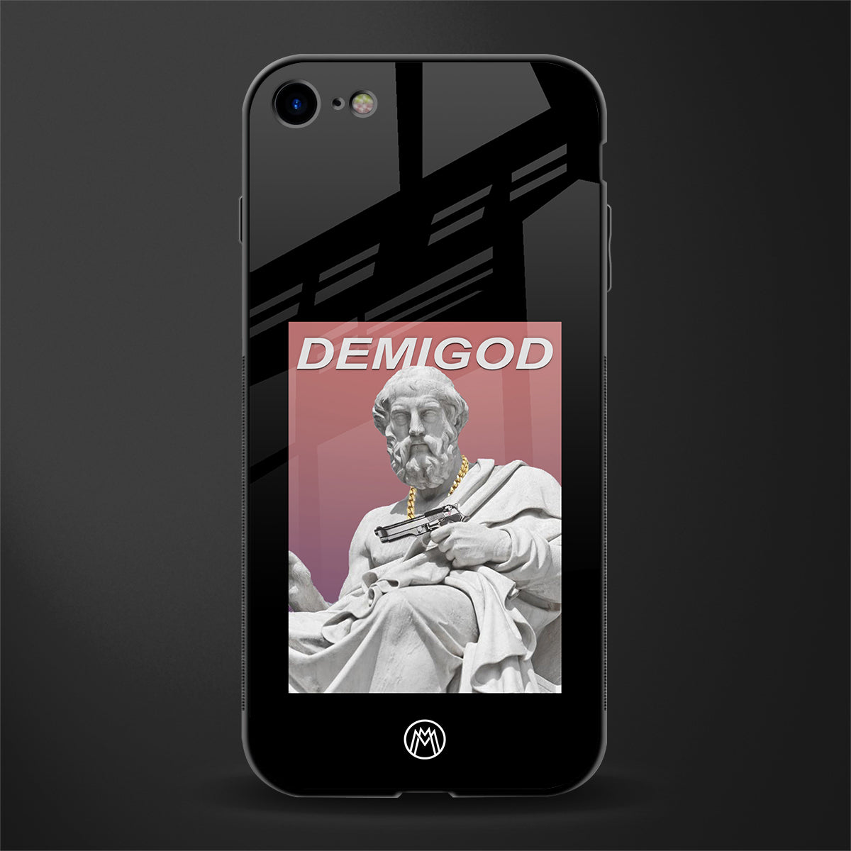 dope socerates glass case for iphone se 2020 image