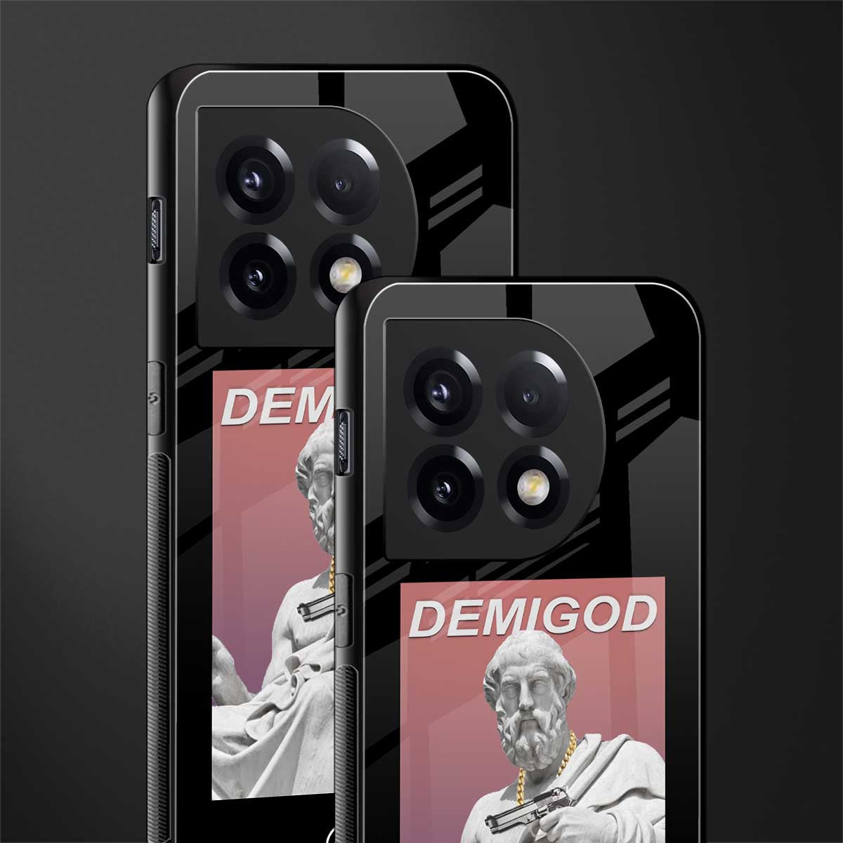 dope socerates back phone cover | glass case for oneplus 11