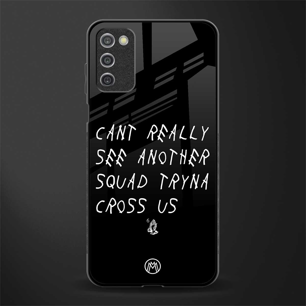 dope squad glass case for samsung galaxy a03s image