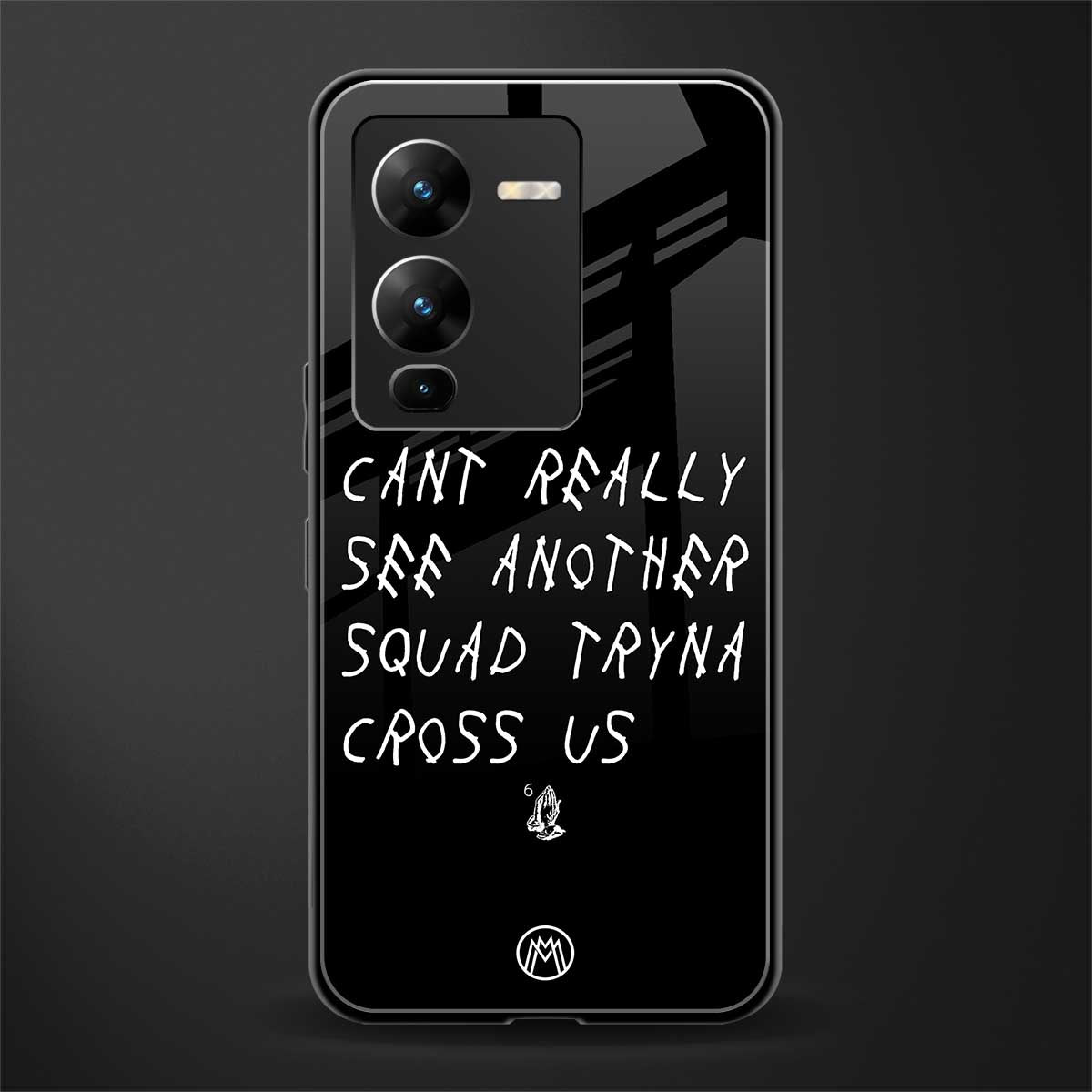 dope squad back phone cover | glass case for vivo v25 pro 5g
