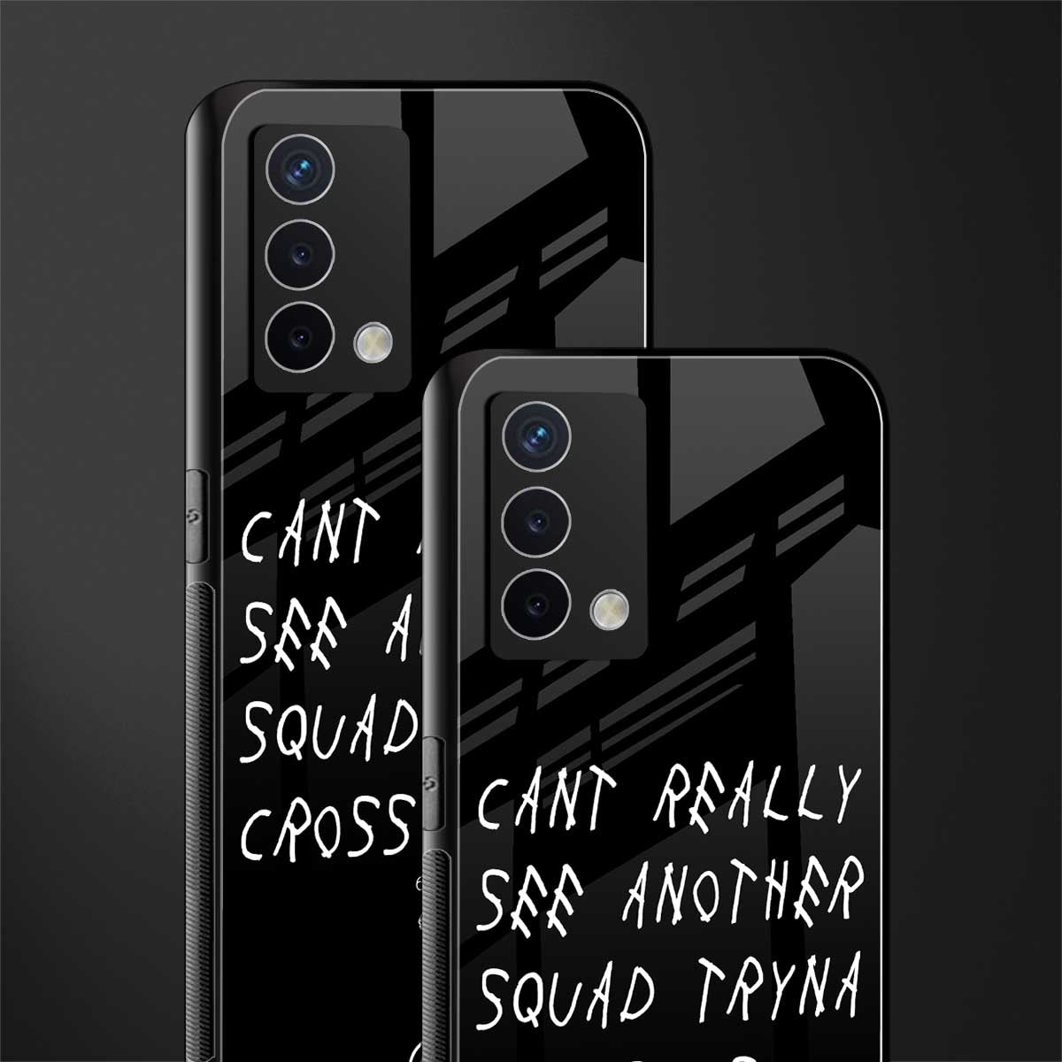 dope squad back phone cover | glass case for oppo a74 4g