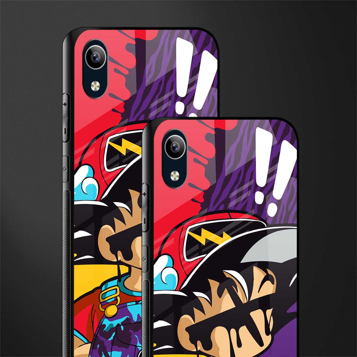 dragon ball z art phone cover for vivo y1s without fingerprint