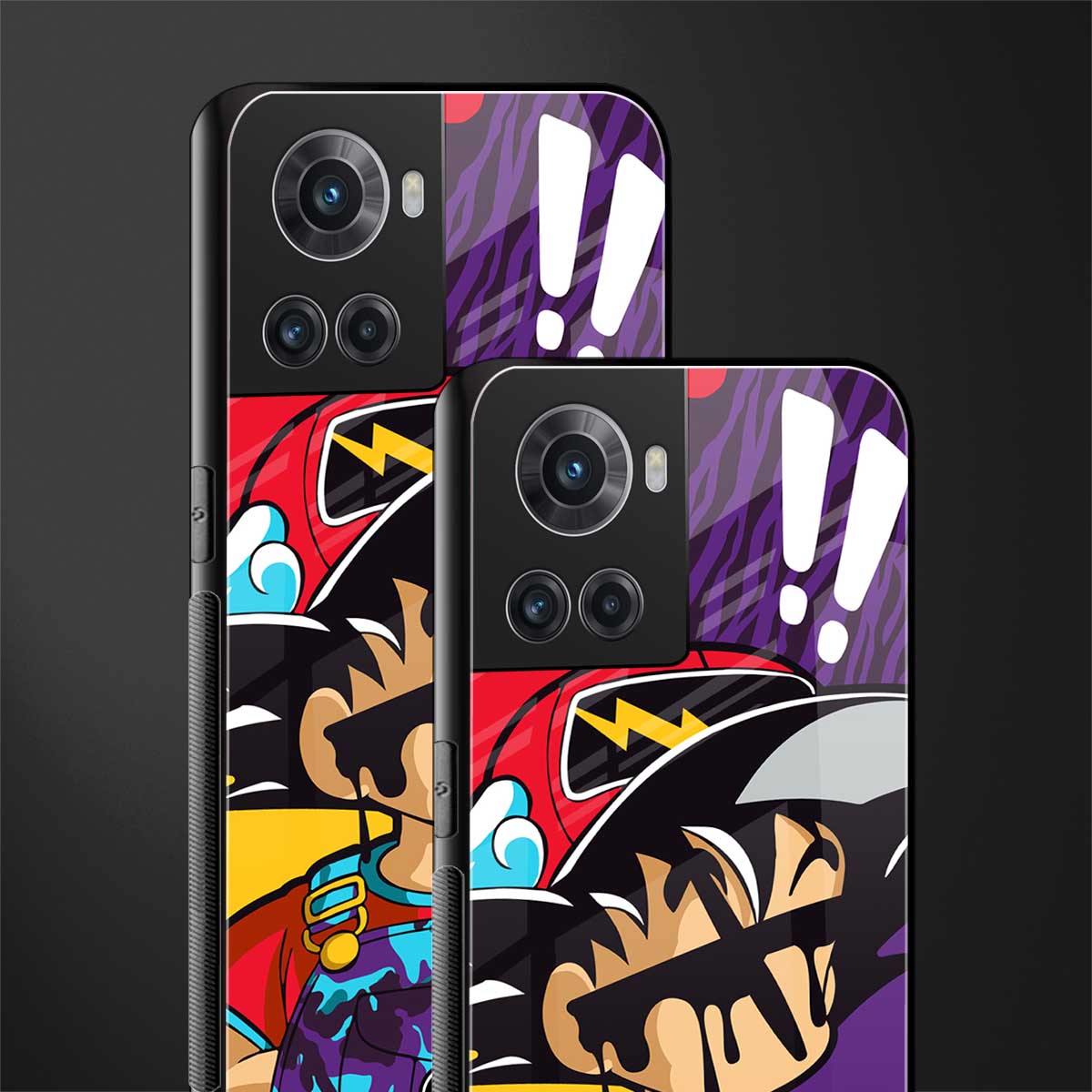 dragon ball z art back phone cover | glass case for oneplus 10r 5g