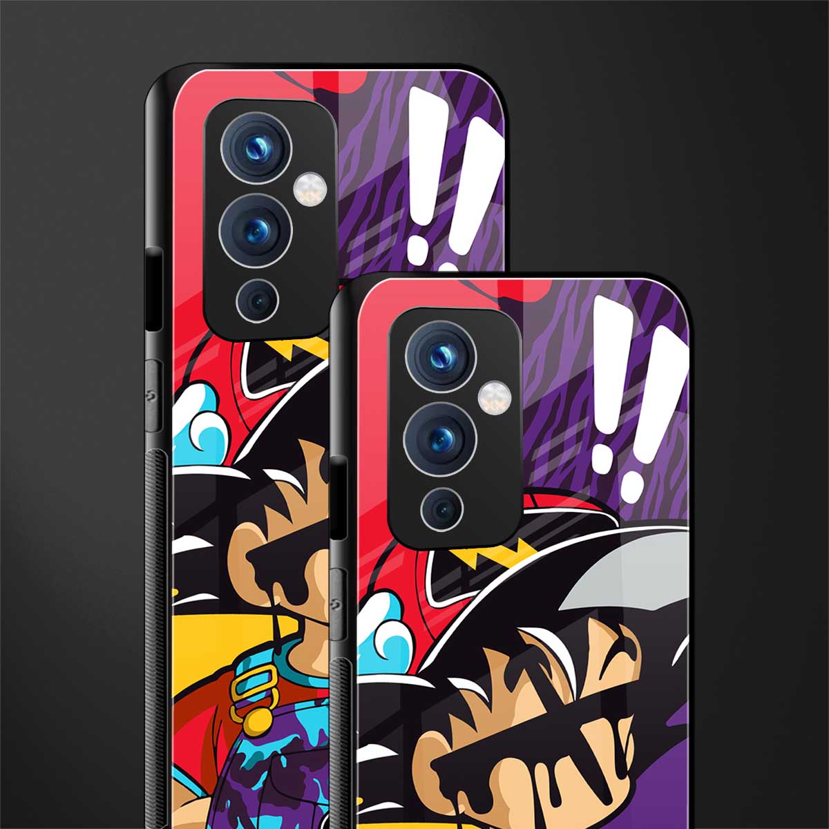 dragon ball z art back phone cover | glass case for oneplus 9