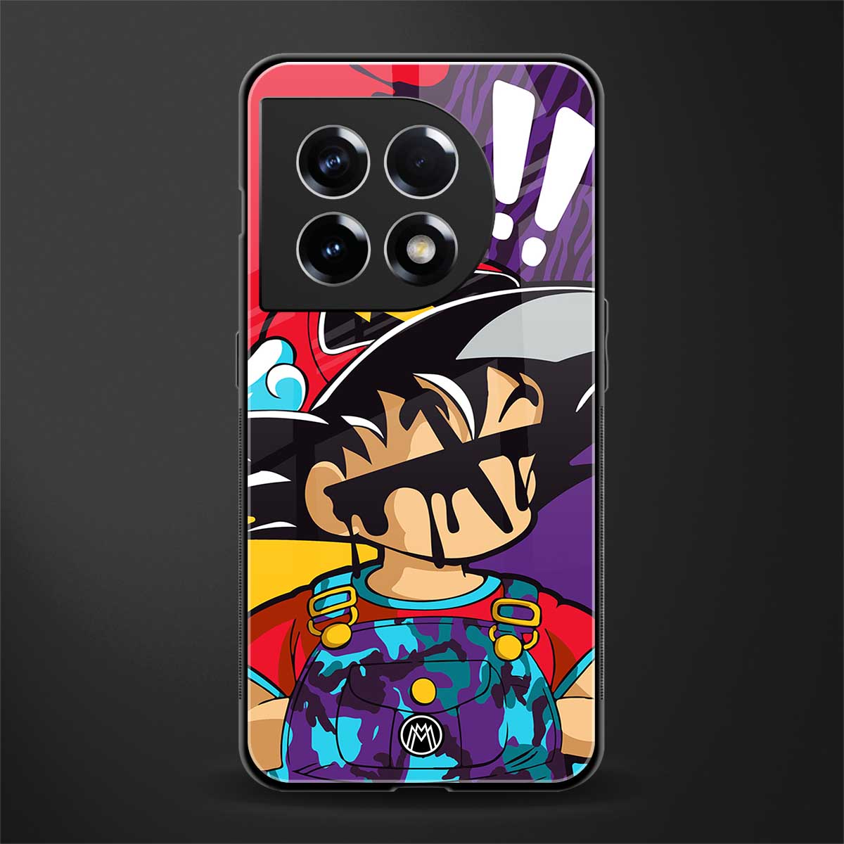 dragon ball z art back phone cover | glass case for oneplus 11