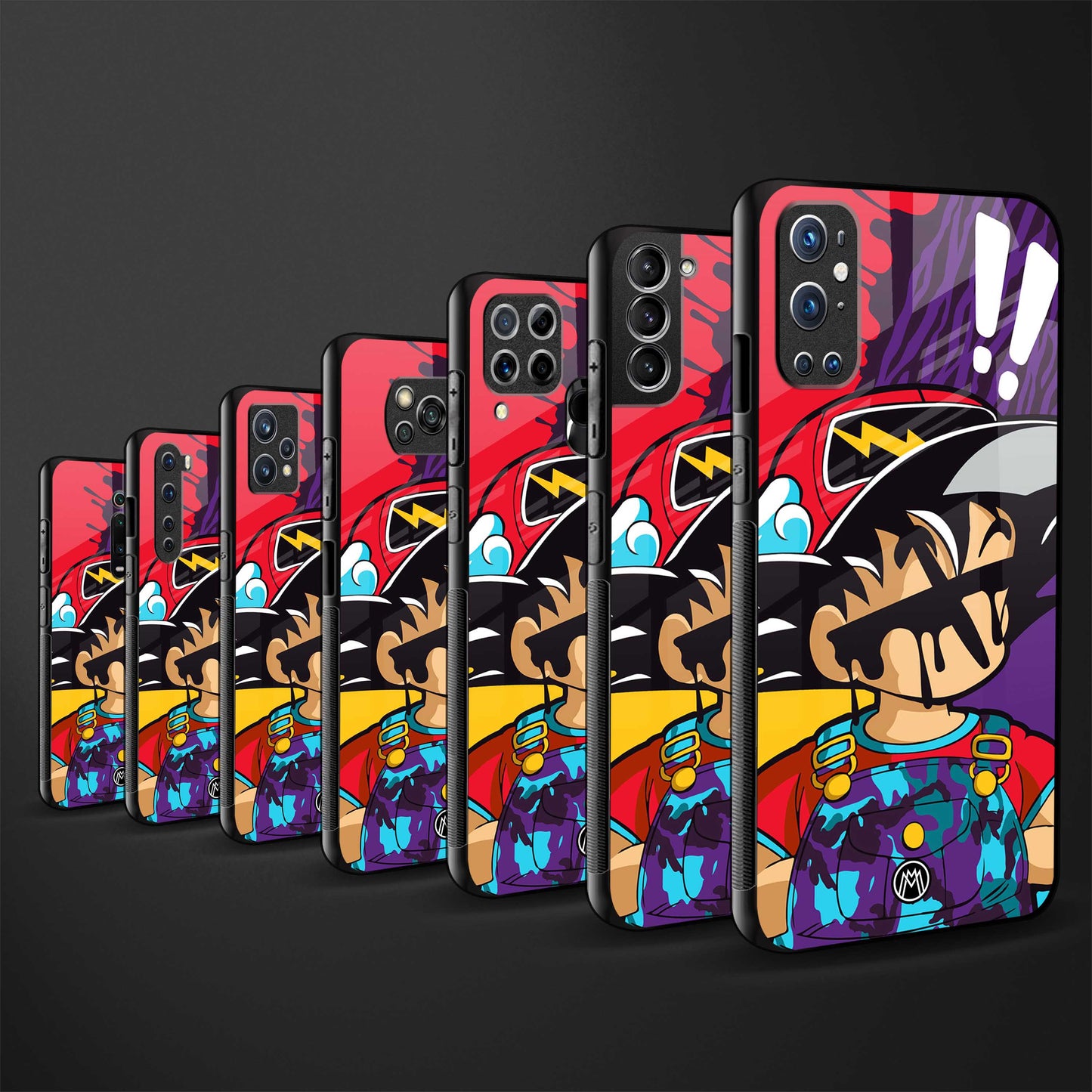 dragon ball z art back phone cover | glass case for oppo f21 pro 5g