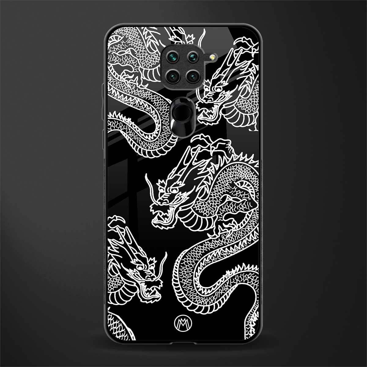 dragons glass case for redmi note 9 image