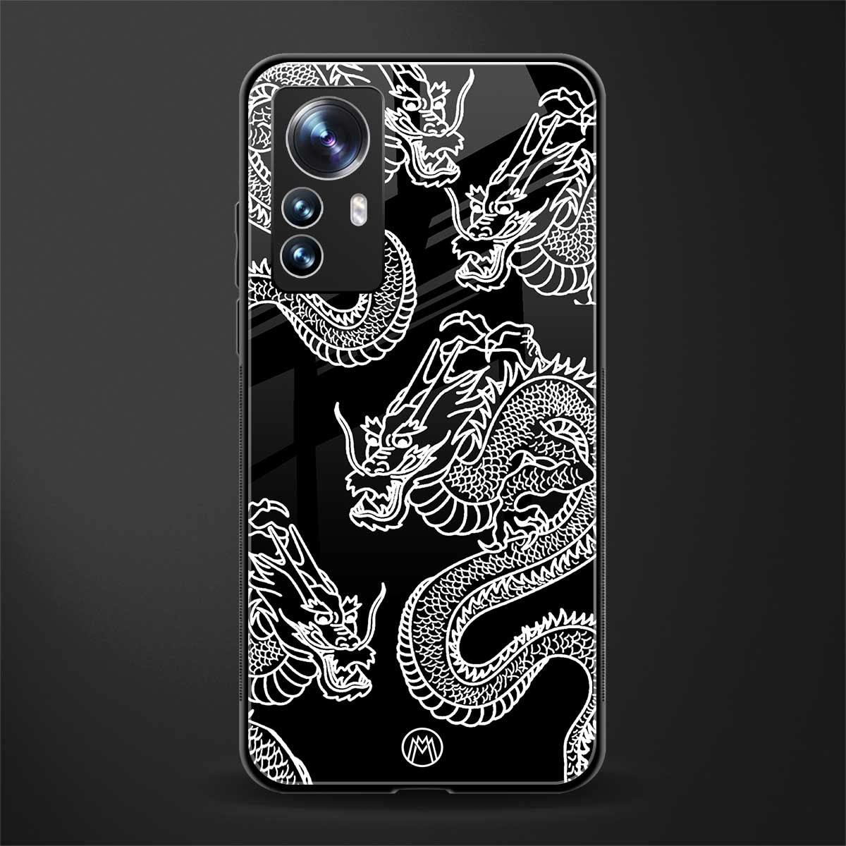 dragons back phone cover | glass case for xiaomi 12 pro