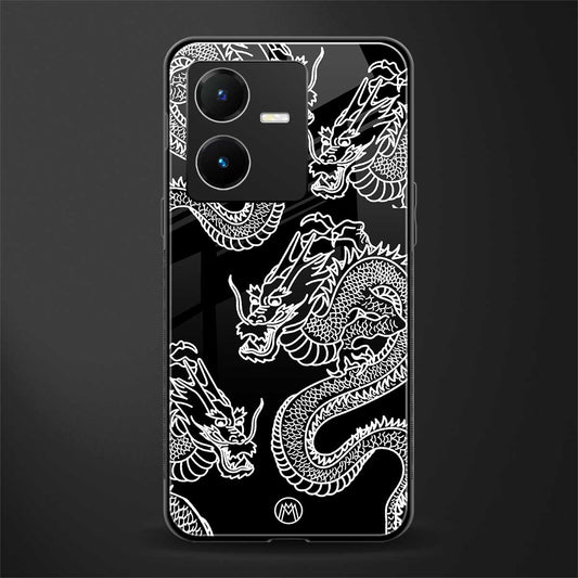 dragons back phone cover | glass case for vivo y22