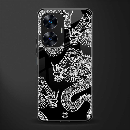 dragons back phone cover | glass case for realme c55