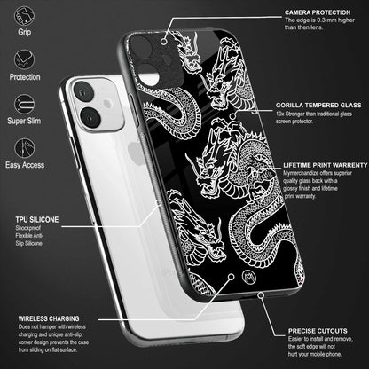 dragons back phone cover | glass case for oneplus nord ce 3 lite