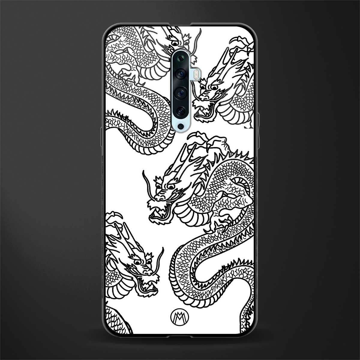 dragons lite glass case for oppo reno 2f image