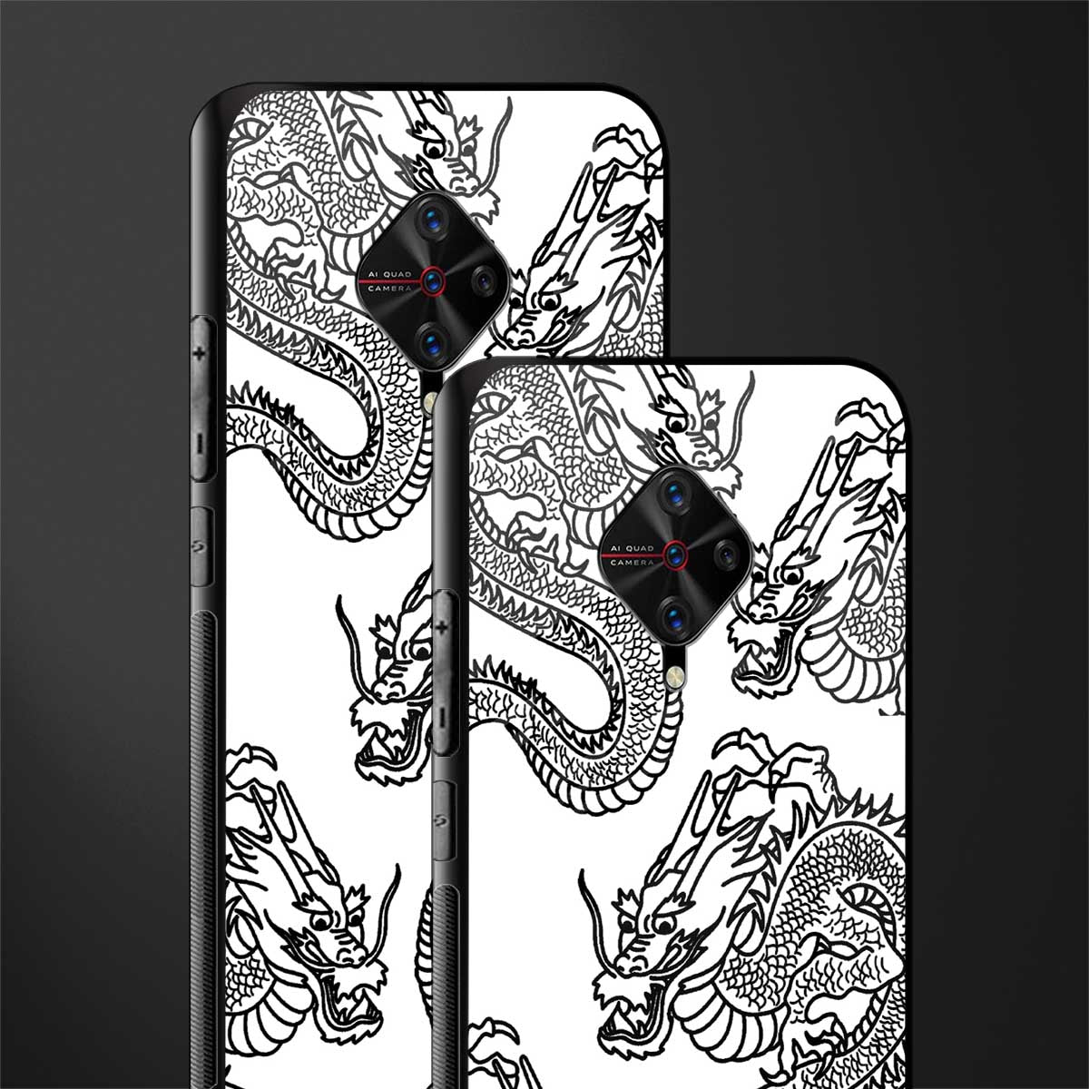 dragons lite glass case for vivo s1 pro image-2