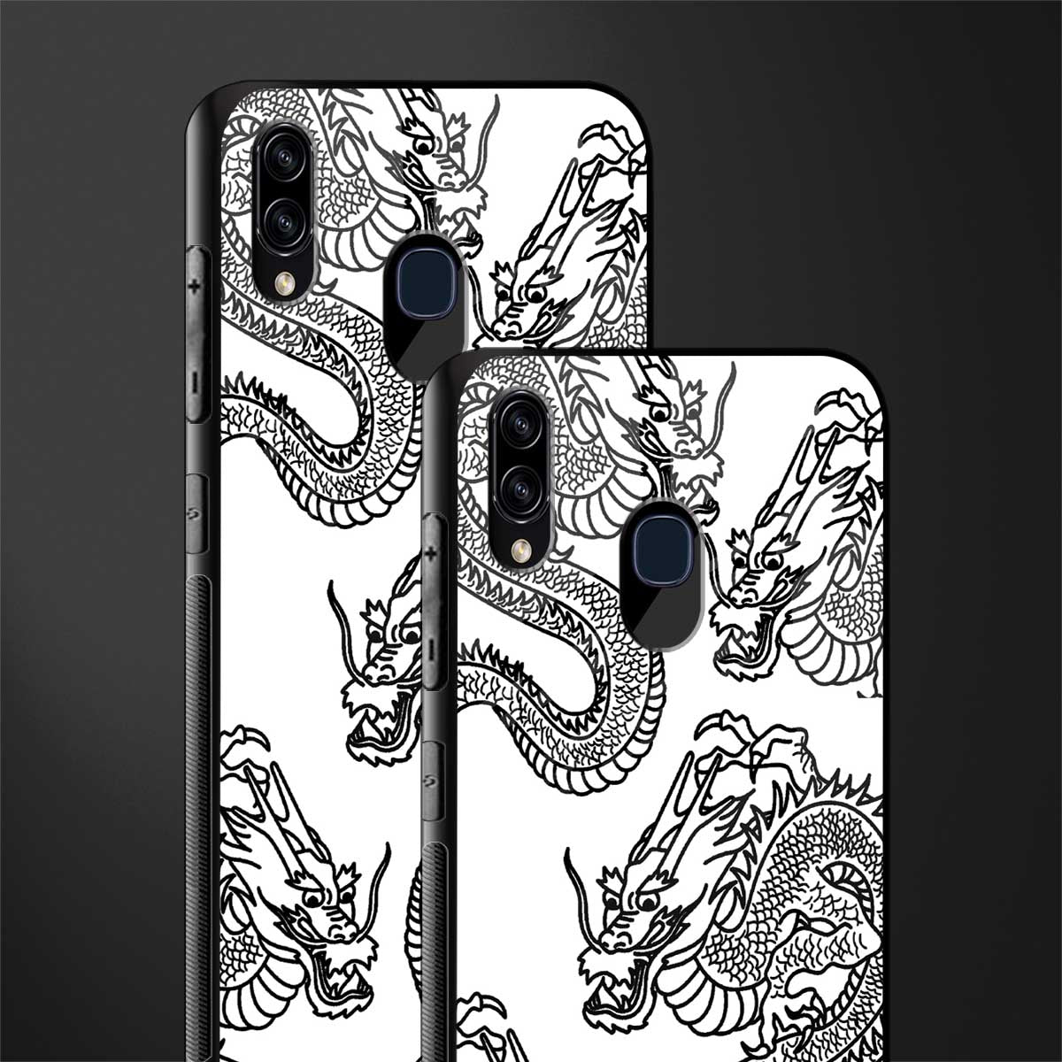 dragons lite glass case for samsung galaxy a30 image-2