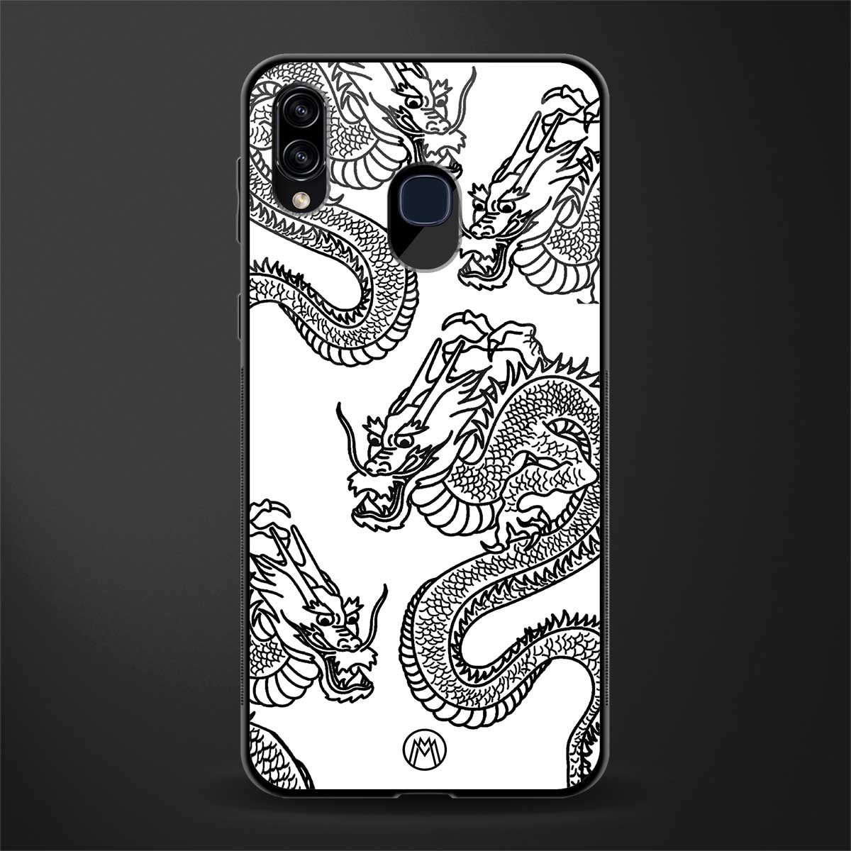 dragons lite glass case for samsung galaxy a30 image