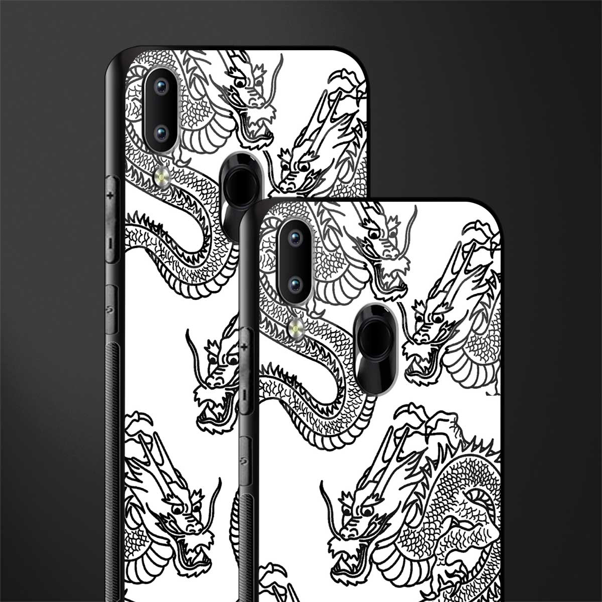 dragons lite glass case for vivo y91 image-2