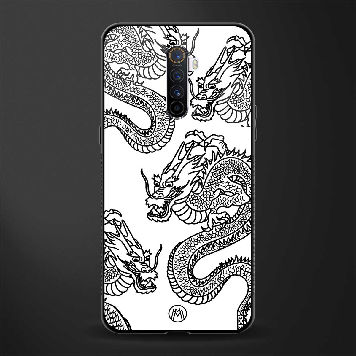 dragons lite glass case for realme x2 pro image