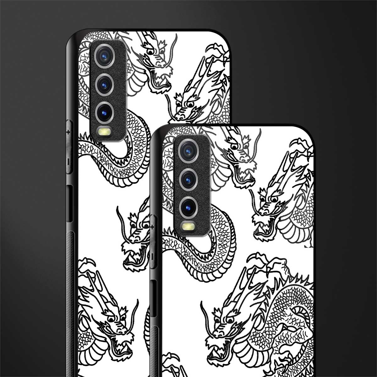dragons lite glass case for vivo y12g image-2