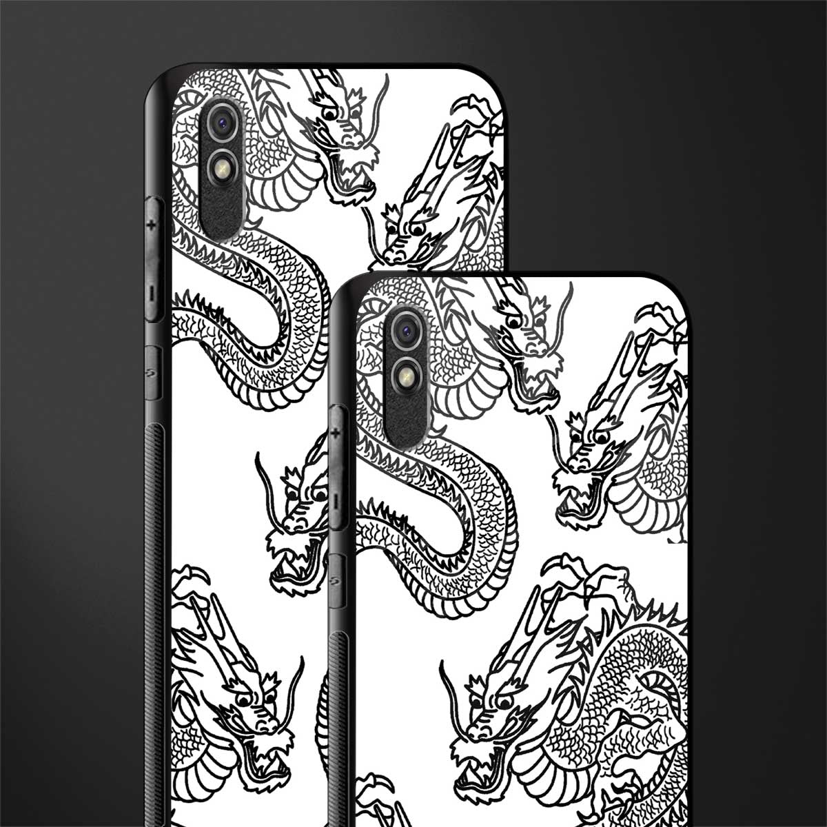 dragons lite glass case for redmi 9a image-2
