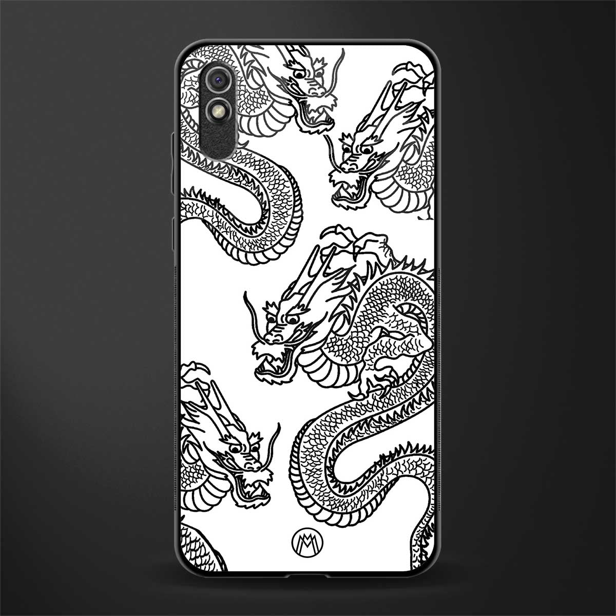 dragons lite glass case for redmi 9i image