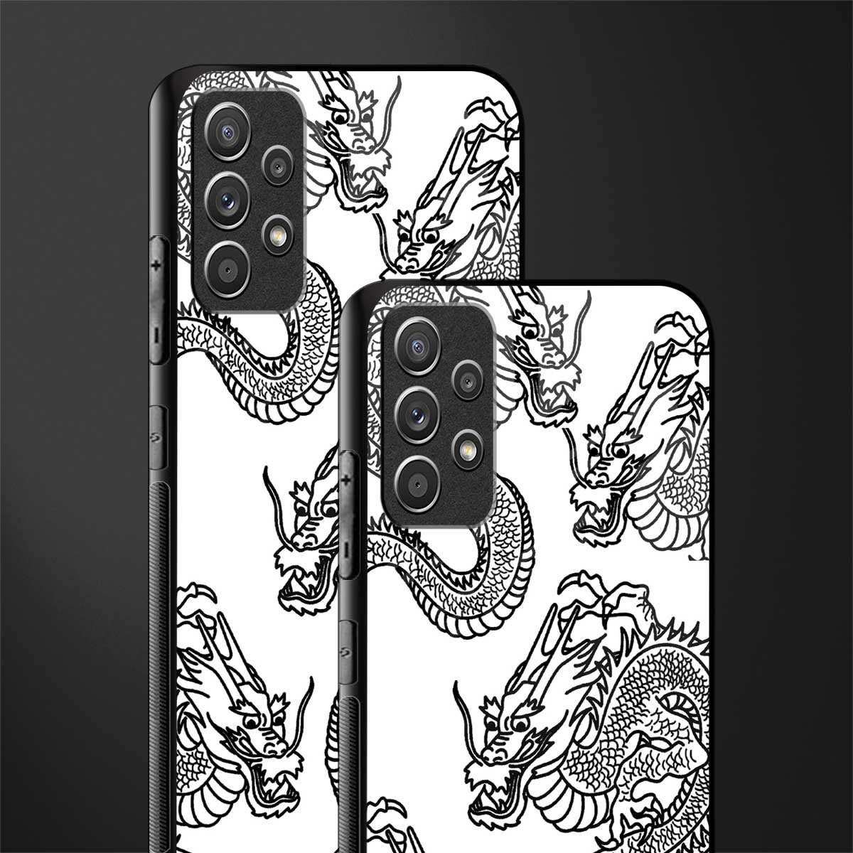 dragons lite glass case for samsung galaxy a72 image-2