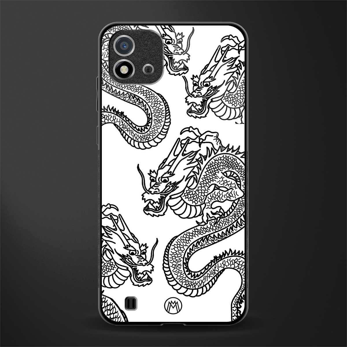 dragons lite glass case for realme c20 image