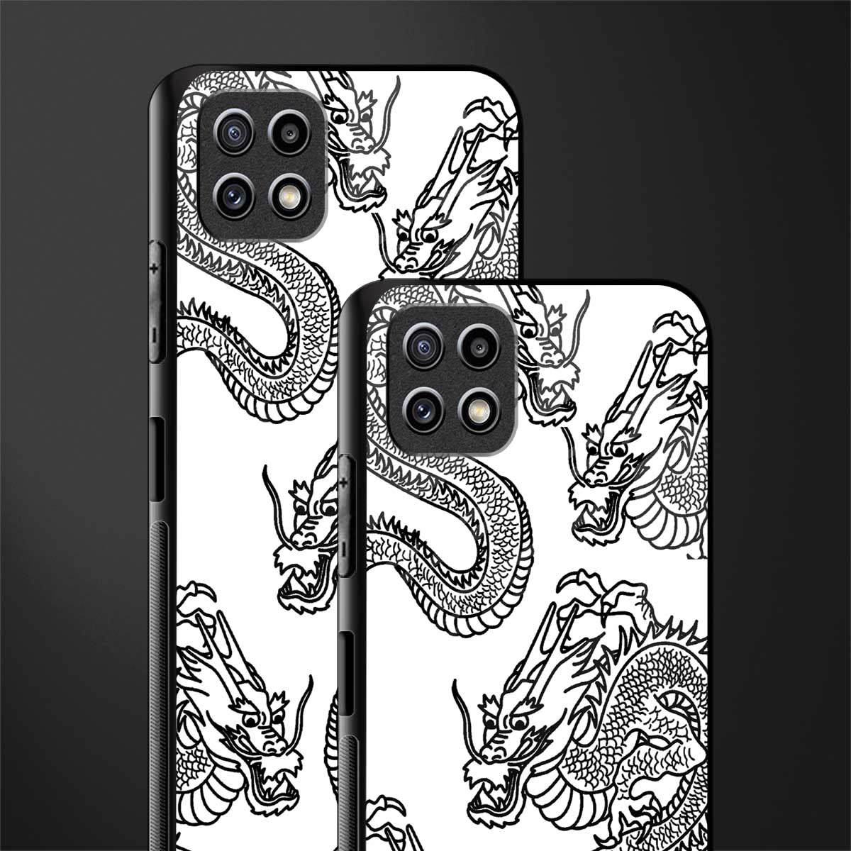 dragons lite glass case for samsung galaxy a22 5g image-2