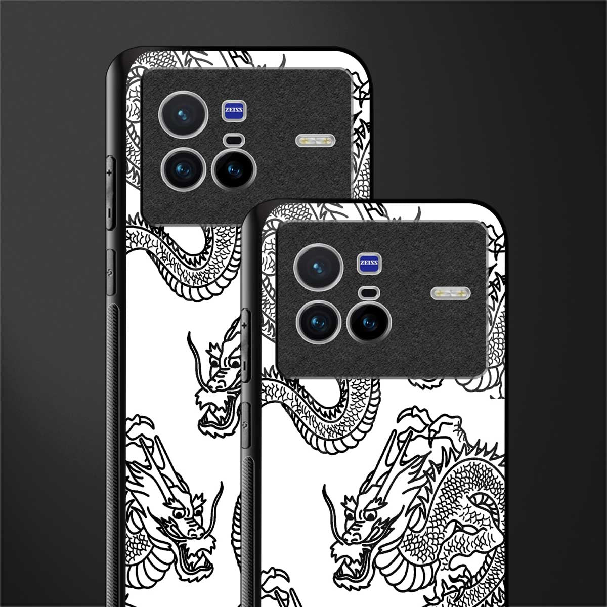 dragons lite glass case for vivo x80 image-2