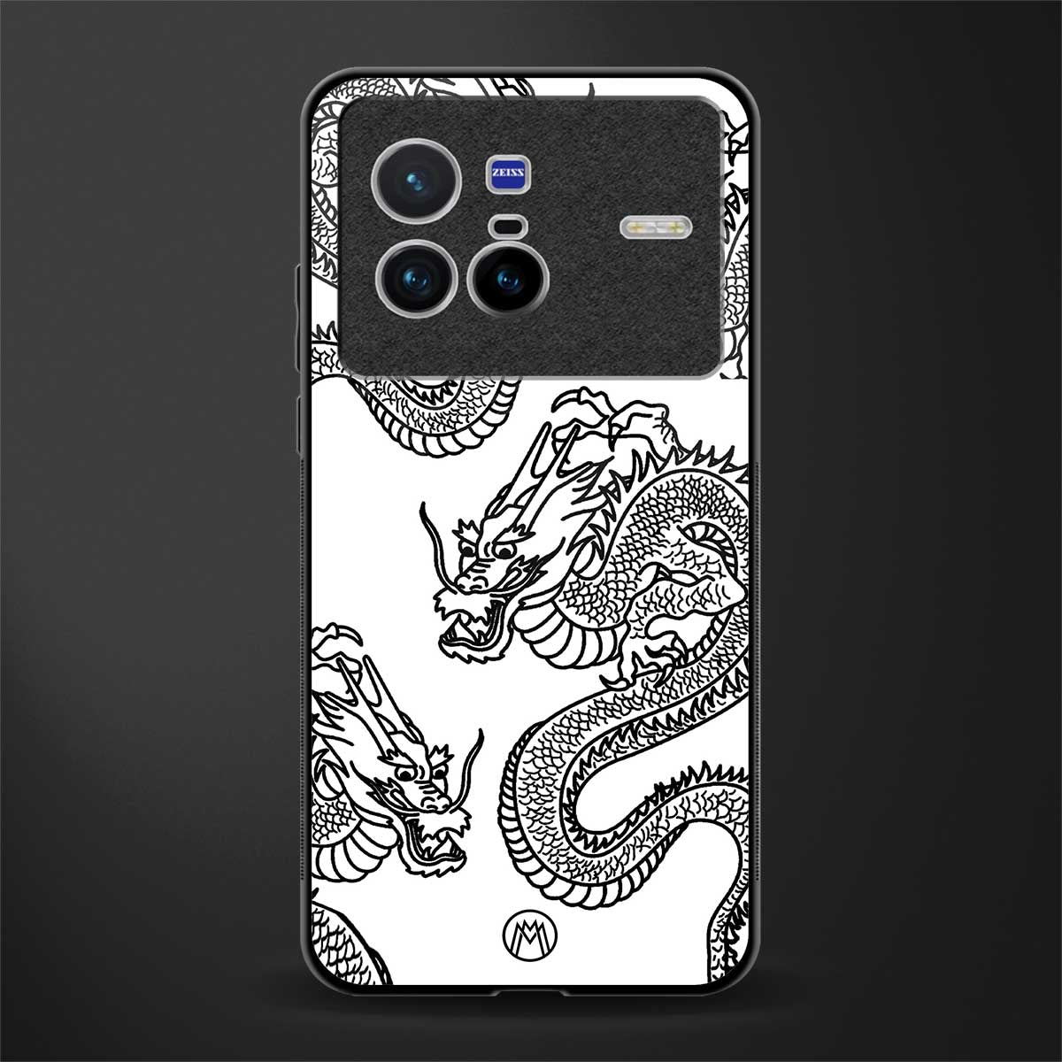 dragons lite glass case for vivo x80 image