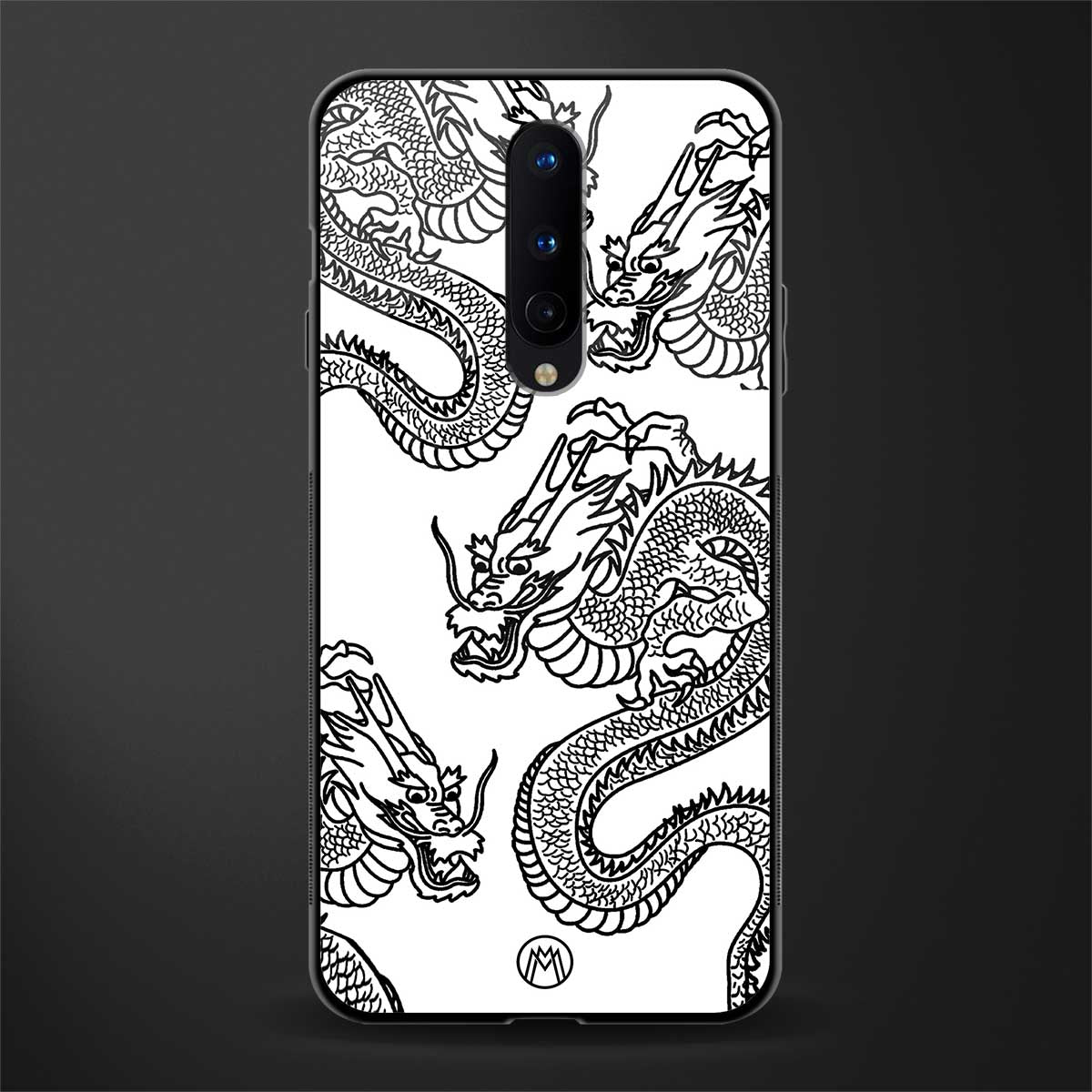 dragons lite glass case for oneplus 8 image