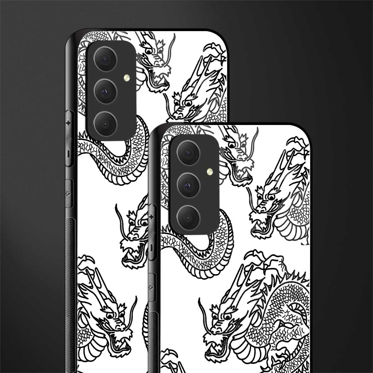 dragons lite back phone cover | glass case for samsung galaxy a54 5g