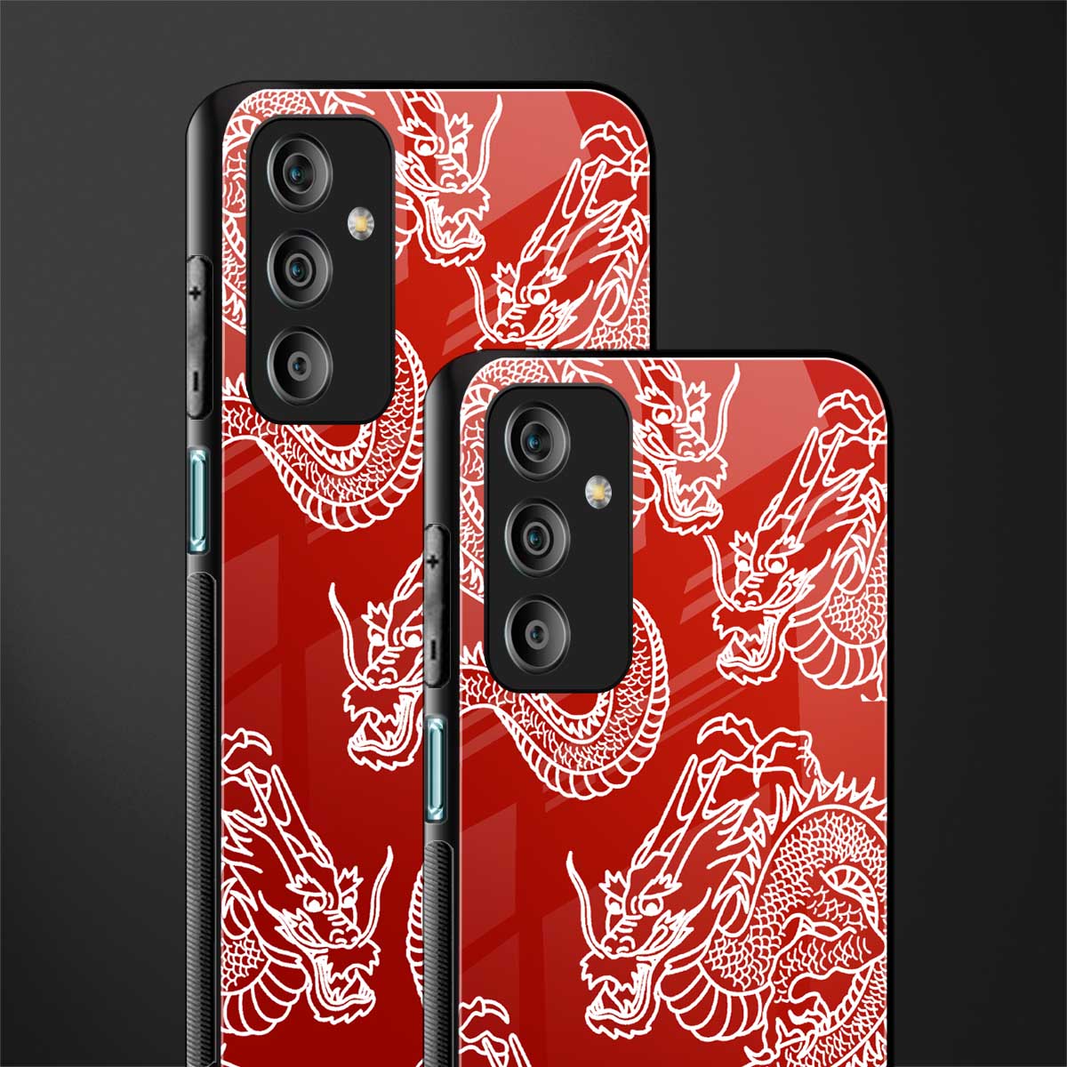 dragons red back phone cover | glass case for samsung galaxy f23 5g